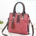 Bolsa Boston Feminina Yogodlns com Tassel