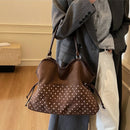 Bolsa Tote Y2K Animal Print Fashion