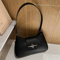 Bolsa Feminina Vintage de Ombro em Couro PU | Compacta, Elegante e Atemporal
