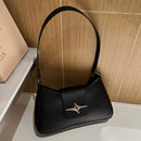 Bolsa Feminina Vintage de Ombro em Couro PU | Compacta, Elegante e Atemporal