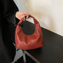 Bolsa Hobo Feminina Trançada Soft PU Elegance