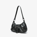 Bolsa Vintage de Ombro em Couro PU | Design Retrô