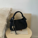 Bolsa Feminina Suede Square