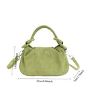 Bolsa Feminina Suede Square