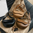 Bolsa Saddle Feminina Vintage Yogodlns com Alça Larga