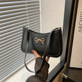Bolsa Feminina Vintage de Ombro em Couro PU | Compacta, Elegante e Atemporal