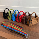 Bolsa Feminina Suede Square