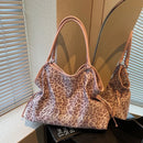Bolsa Tote Y2K Animal Print Fashion