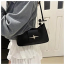 Bolsa Feminina Vintage de Ombro em Couro PU | Compacta, Elegante e Atemporal