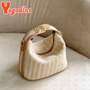 Bolsa Bucket de Palha Boho Summer