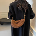 Bolsa Hobo Feminina Soft Suede Elegance