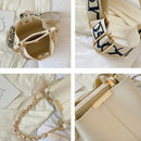 Bolsa Bucket Feminina Premium com Corrente e Lenço