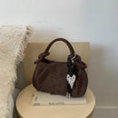 Bolsa Feminina Suede Square