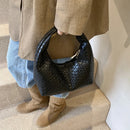 Bolsa Hobo Feminina Trançada Soft PU Elegance