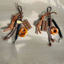 Chaveiro Pretzel & Chocolate | Pingente Decorativo para Bolsas e Chaves