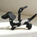 Chaveiro decorativo Cachorro Dachshund em Couro PU