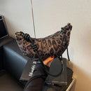 Bolsa Hobo Animal Print Veludo
