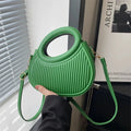 Bolsa Shell Feminina Elegance com Textura Listrada