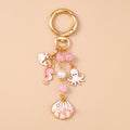 Chaveiro Charm Estrela-do-Mar e Conchas