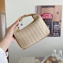 Bolsa Bucket de Palha Boho Summer